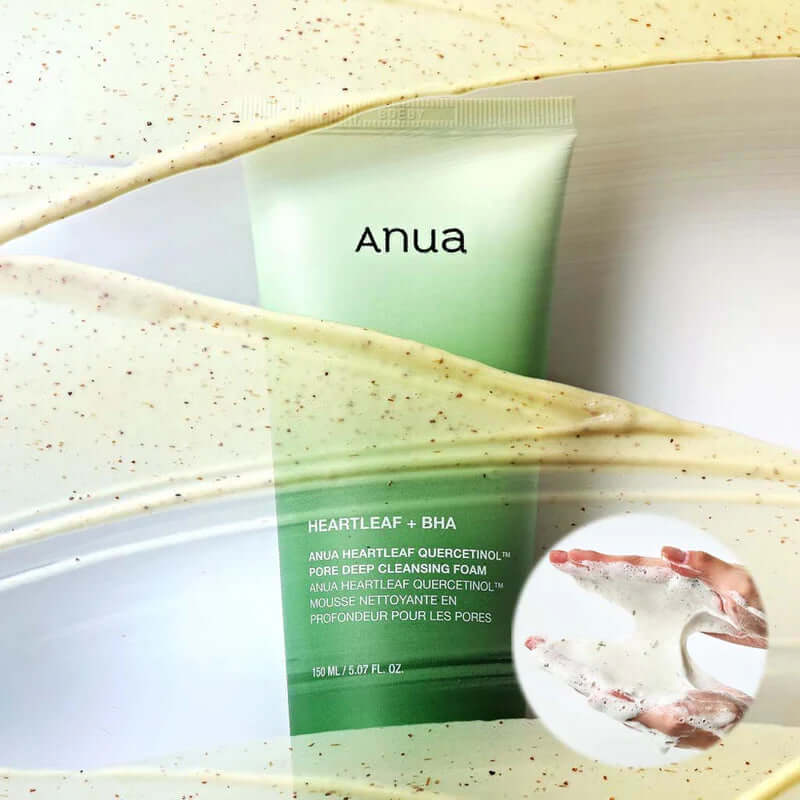 ANUA Heartleaf Quercetinol Pore Deep Cleansing Foam (150ml)