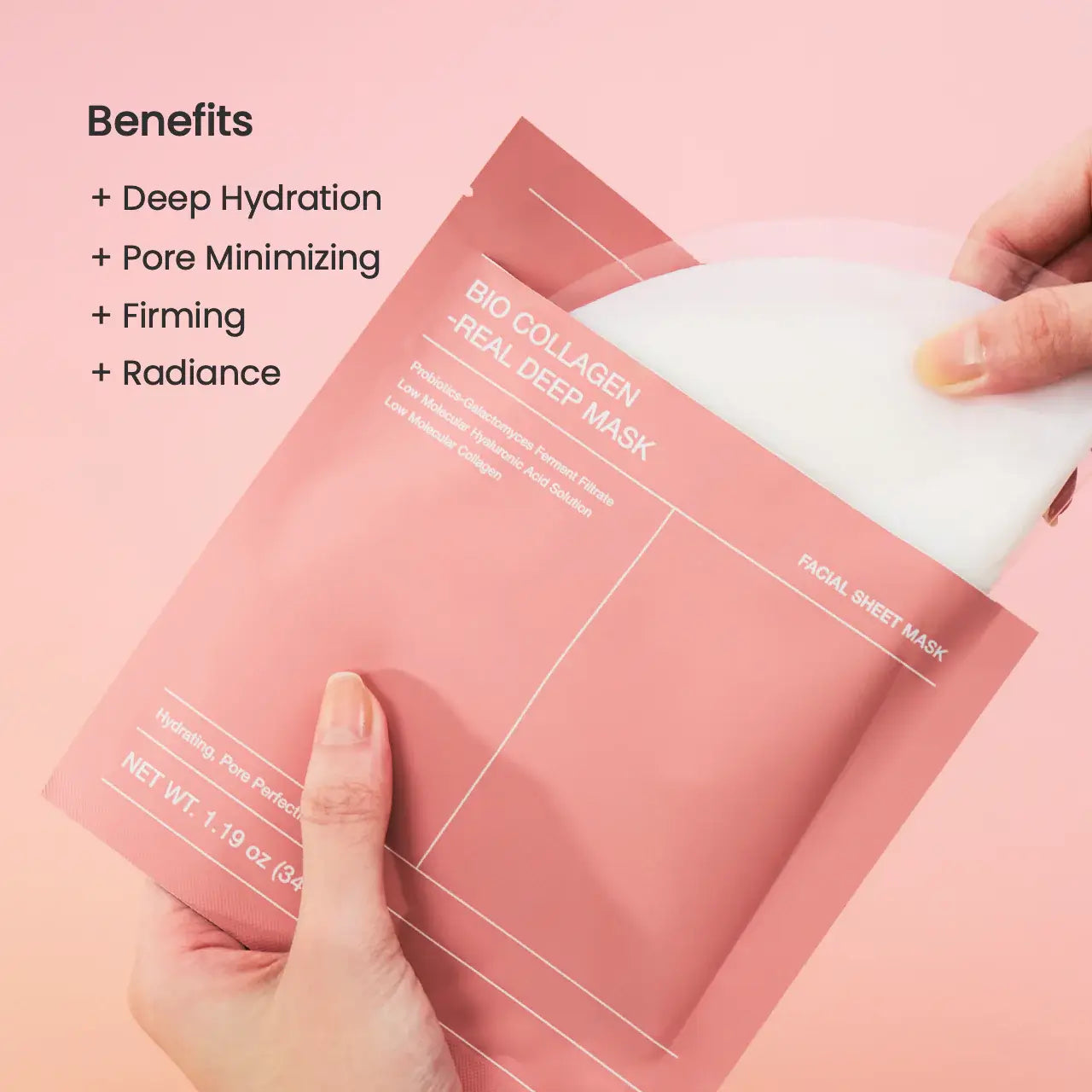 BIODANCE Bio Collagen Real Deep Mask - Pink (1PC/4PCS)