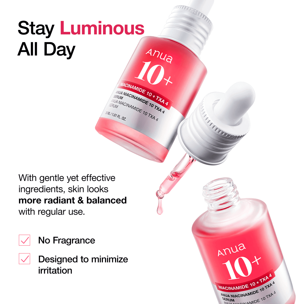 ANUA Niacinamide 10% + TXA 4% Dark Spot Correcting Serum (30ml)
