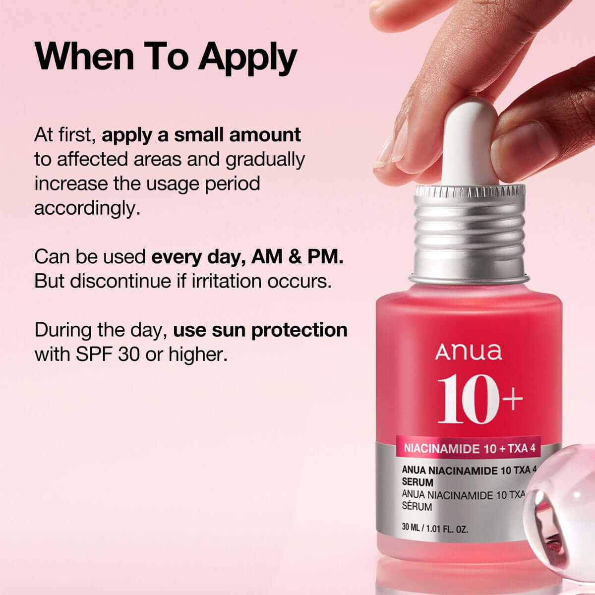ANUA Niacinamide 10% + TXA 4% Dark Spot Correcting Serum (30ml)