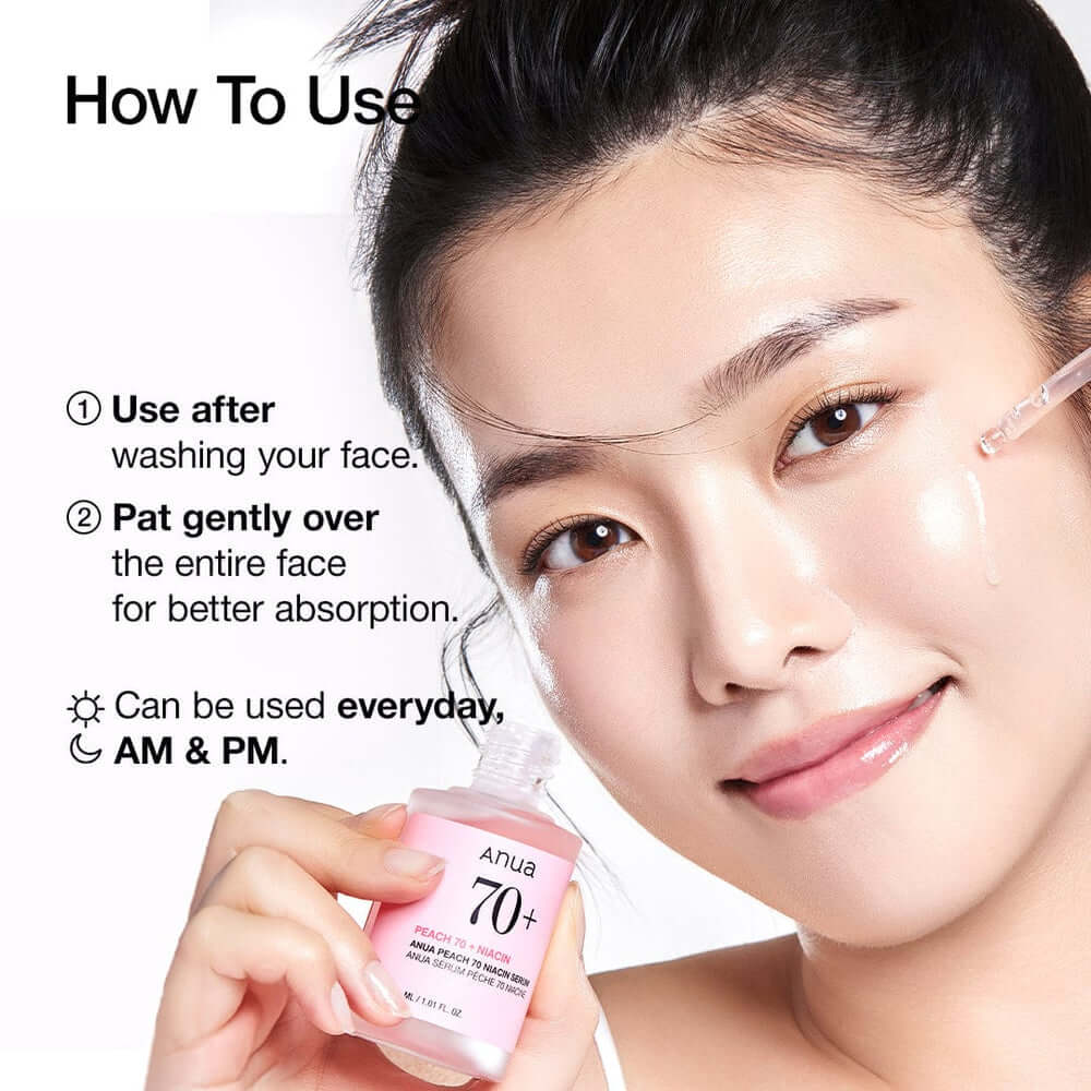 ANUA Peach 70% Niacin Serum (30ml)