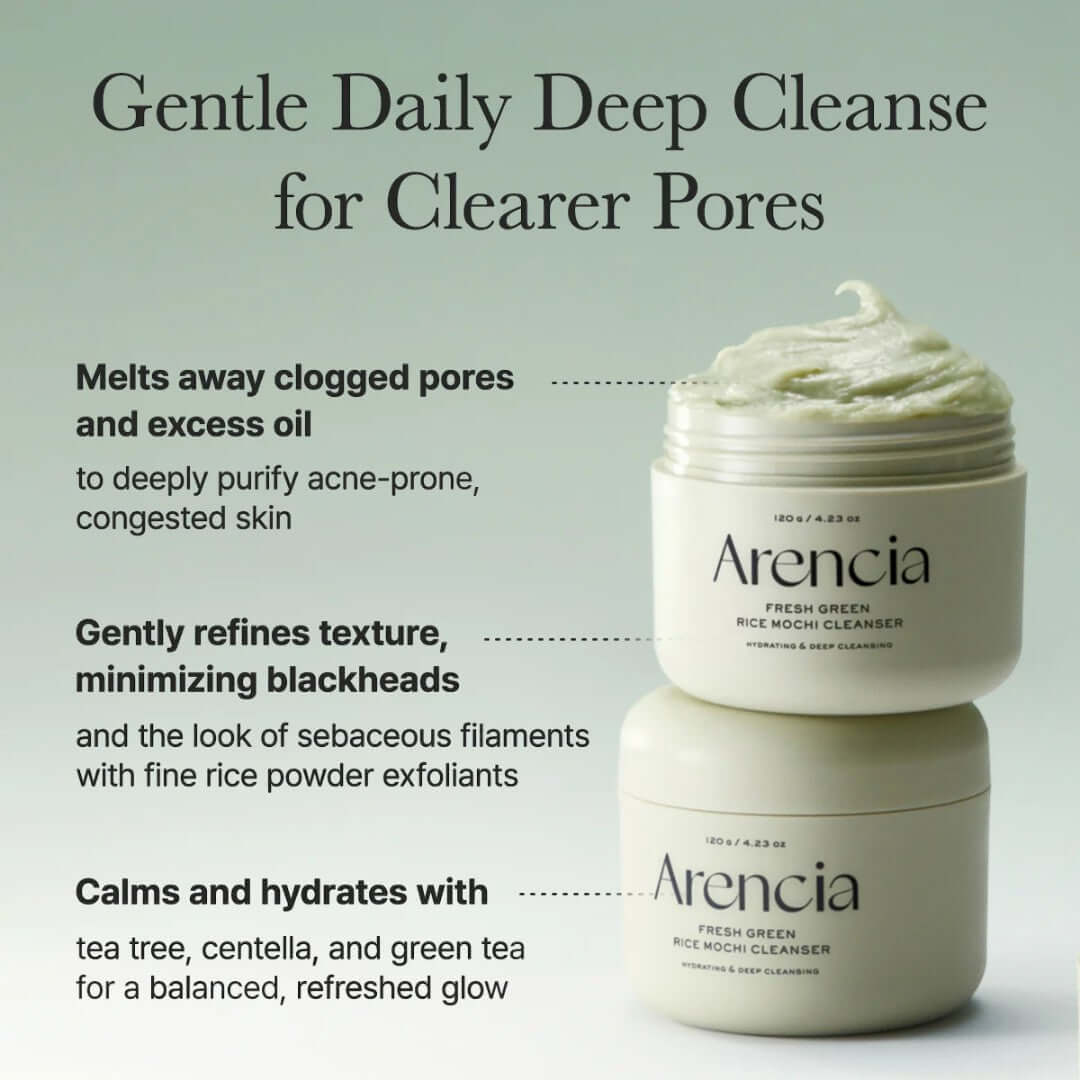 ARENCIA Fresh Green Rice Mochi Cleanser (120g)