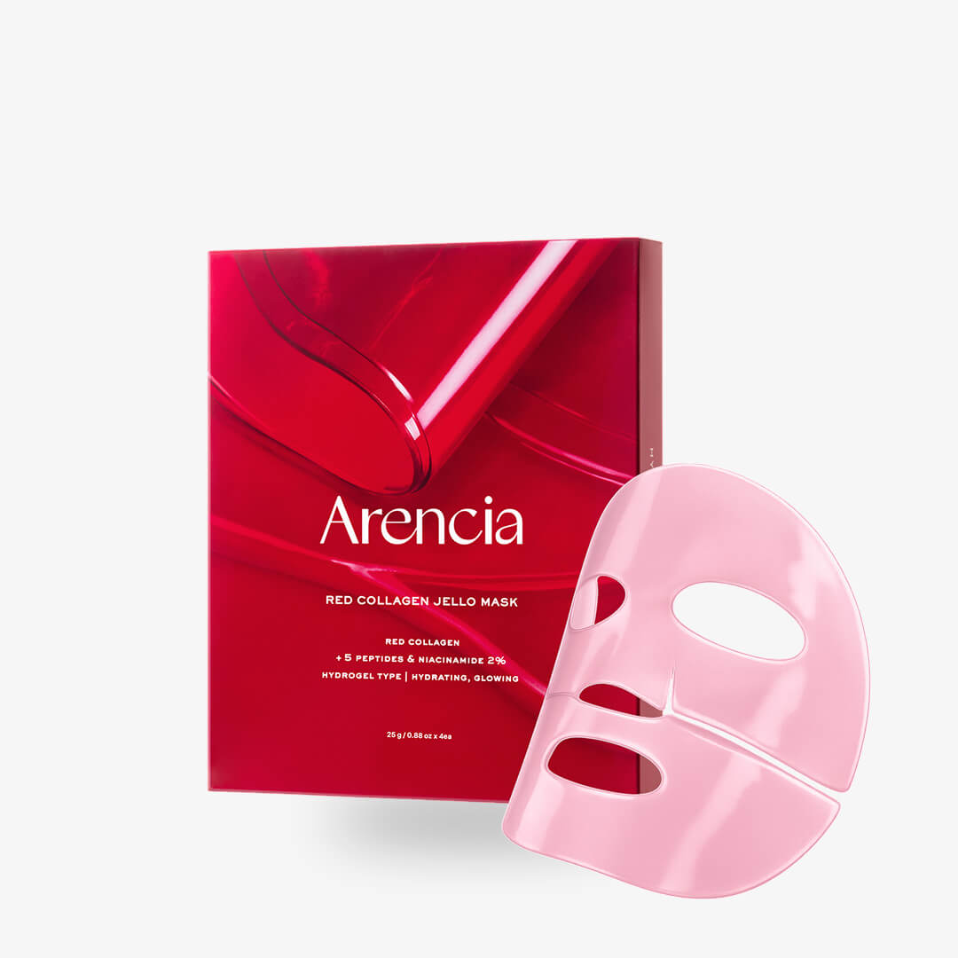 ARENCIA Red Collagen Jello Mask (1PC/4PCs)