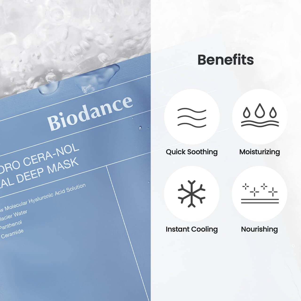 BIODANCE Hydro Cera-nol Real Deep Mask - Blue (1PC/4PCs)