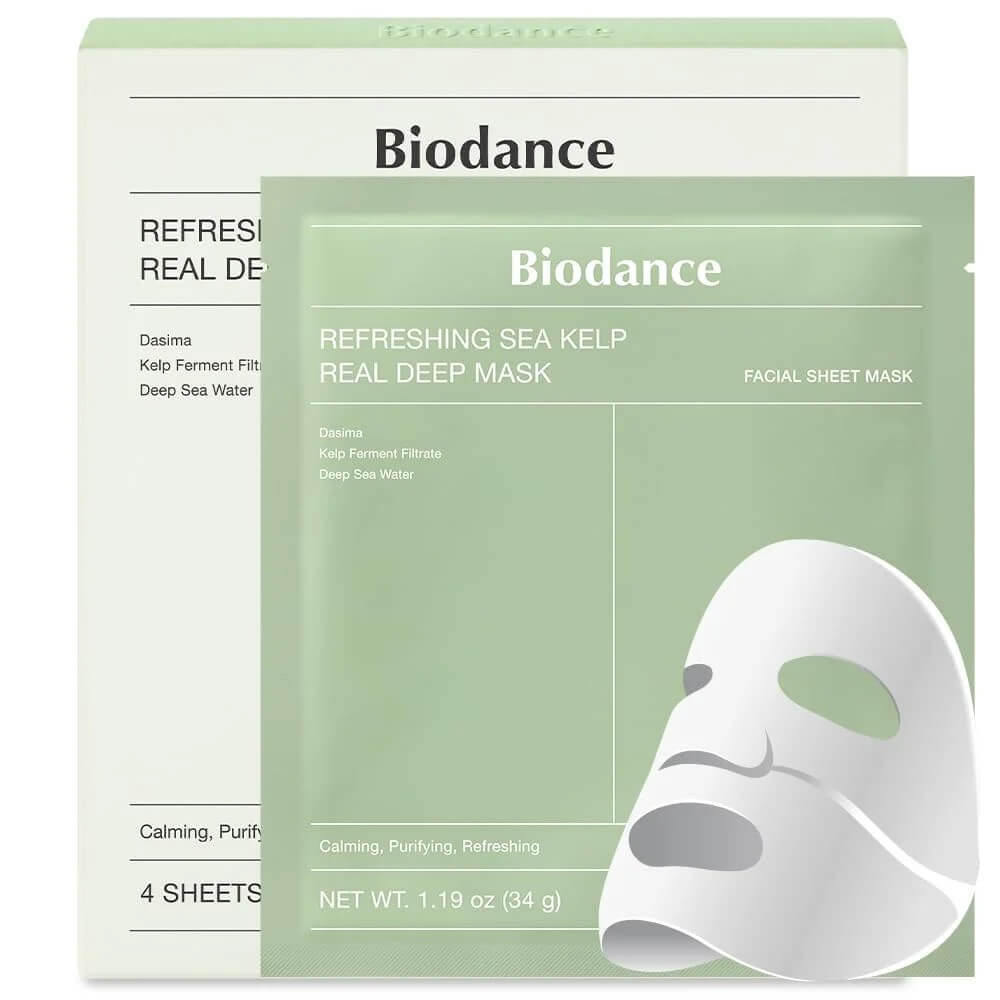 BIODANCE Refreshing Sea Kelp Real Deep Mask (1PC/4PC)