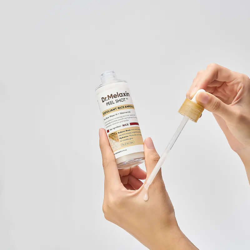 DR.MELAXIN Peel Shot Exfoliating White Rice Ampoule (80ml)