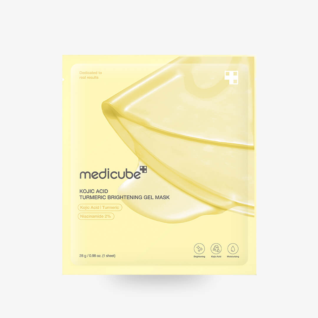 MEDICUBE Kojic Acid Turmeric Brightening Gel Mask (1PC/4PCs)