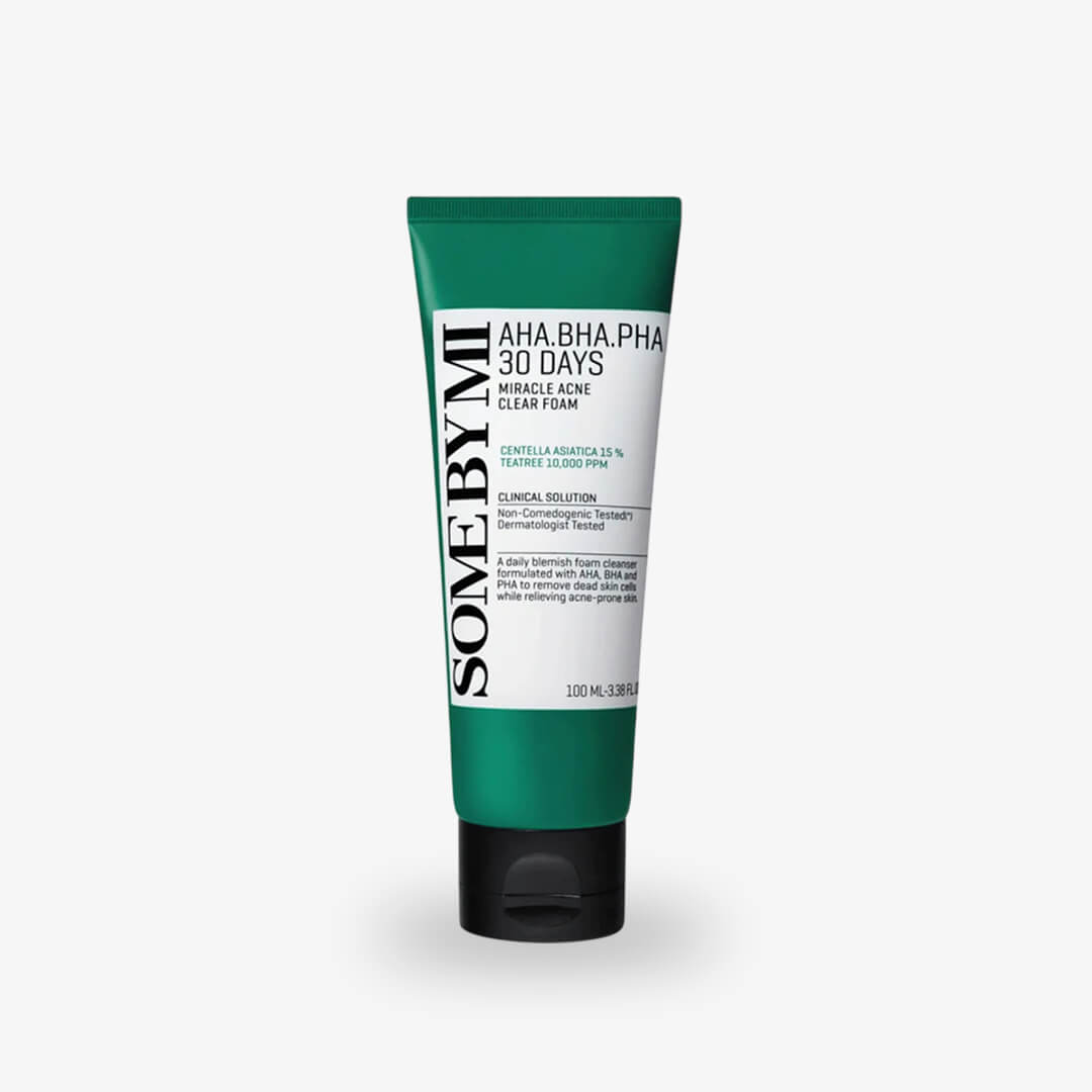 SOME BY MI AHA,BHA,PHA 30 Days Miracle Acne Clear Foam (100ml)