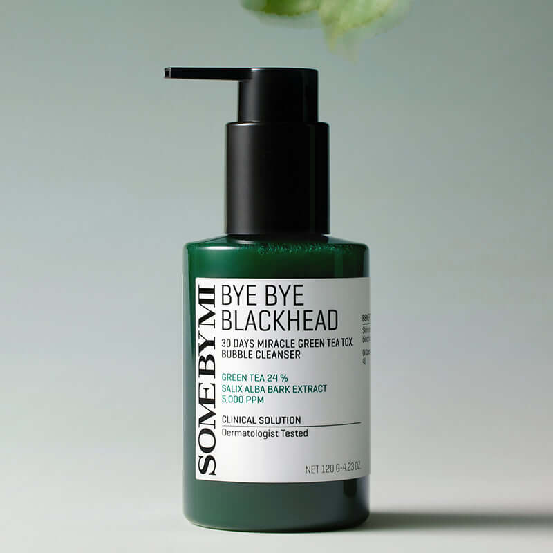 SOME BY MI Bye Bye Blackhead 30 Days Miracle Green Tea Tox Bubble Cleanser (120g)