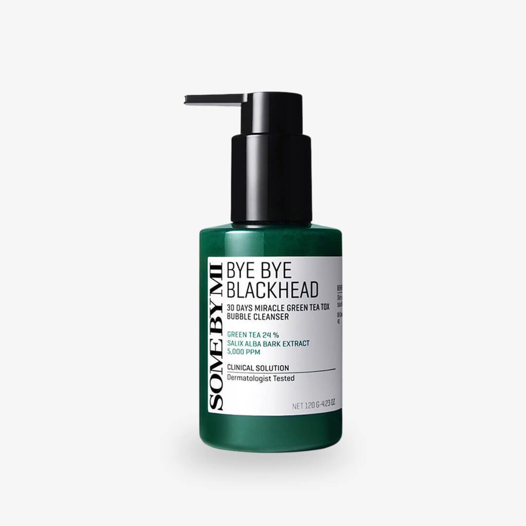 SOME BY MI Bye Bye Blackhead 30 Days Miracle Green Tea Tox Bubble Cleanser (120g)